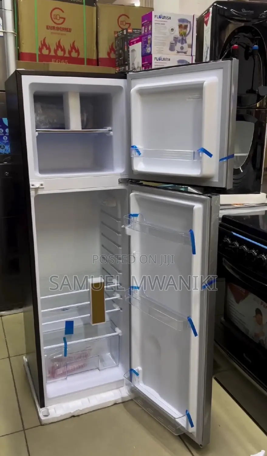 Mika 168 Liters Double Door Refrigerator MRDCD168LSD New
