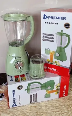 Premier 2 in 1 Blender, Grinder Unbreakable 1.5l Jar