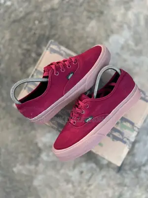 New Maroon Vans Shoe