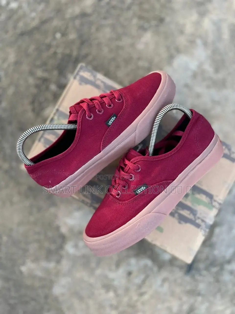 New Maroon Vans Shoe
