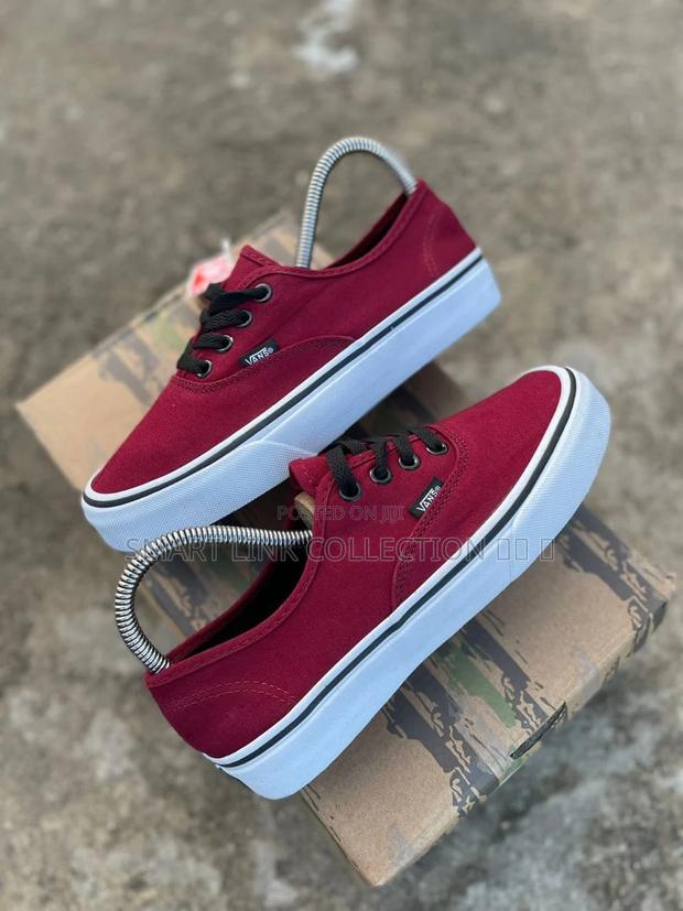 New Maroon Vans Shoe - thumbnail 3