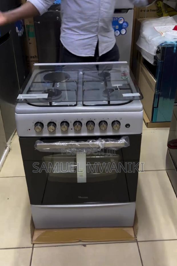 Ramtons 3g+1e 60x60 Silver Cooker- Rf/406 - main view