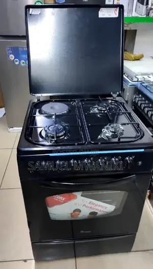 Ramtons 3g+1e 60x60 Euro Black Cooker- Rf/407