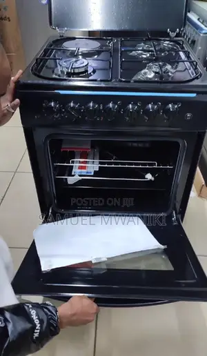 Ramtons 3g+1e 60x60 Euro Black Cooker- Rf/407