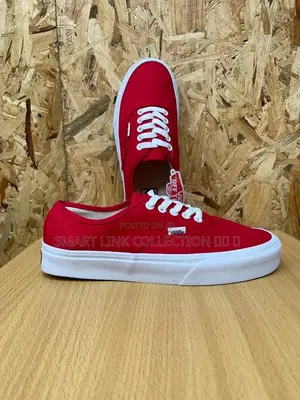 New Vans Red Shoe