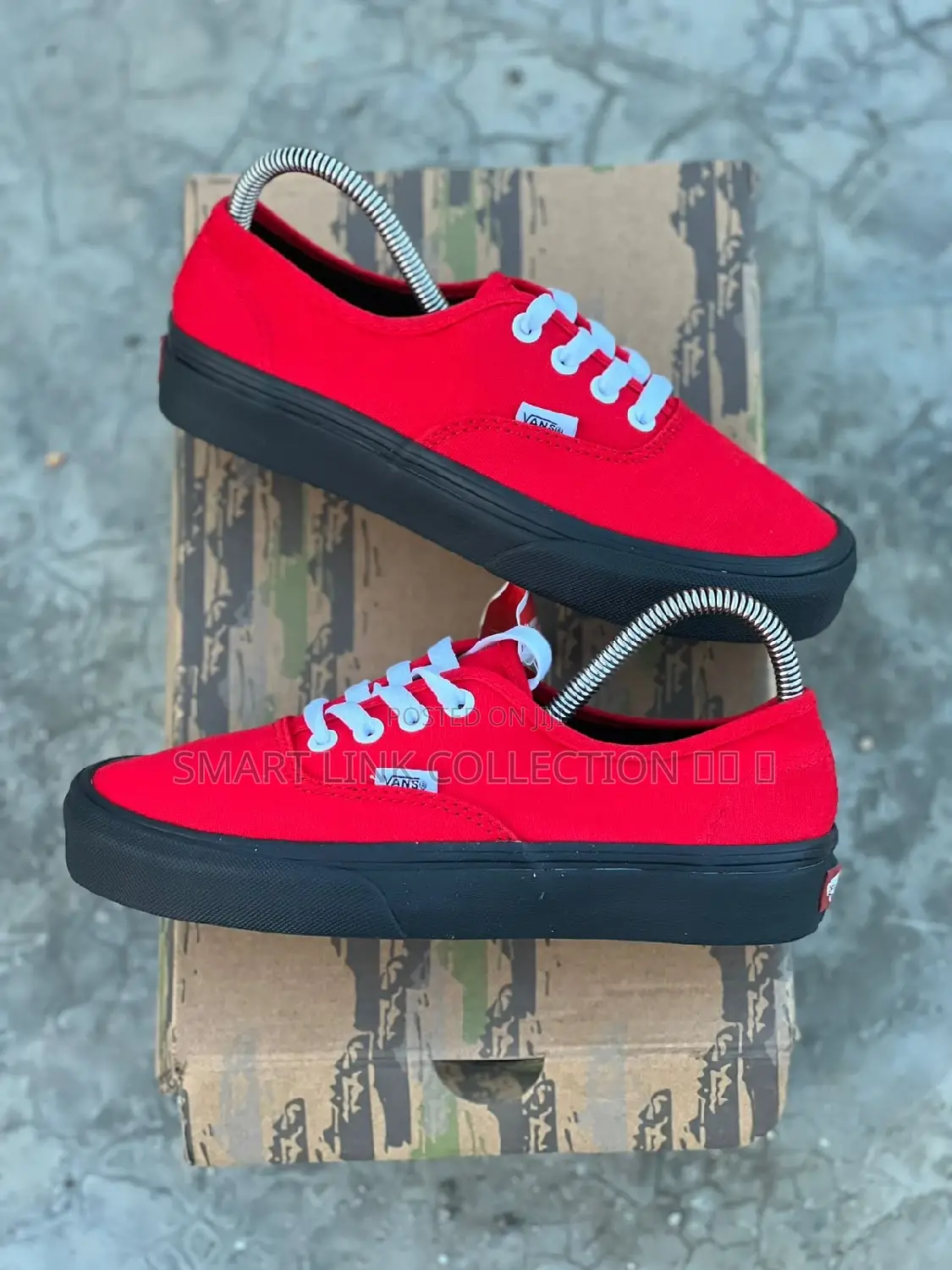 New Vans Red Shoe