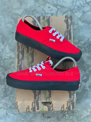 New Vans Red Shoe