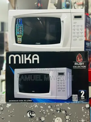 Mika Microwave Oven 20l Digital Control Panel White