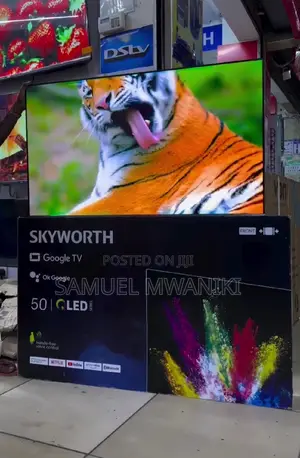Skyworth 50'' Qled Google Smart Tv Uhd Frameless New 2024