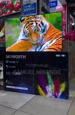 Skyworth 50'' Qled Google Smart Tv Uhd Frameless New 2024