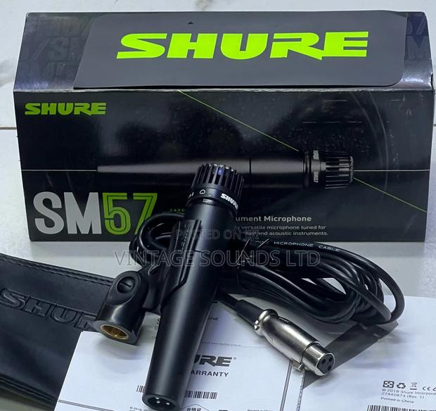 Shure SM57-LCE Cardioid Dynamic Instrument Microphone - thumbnail 3