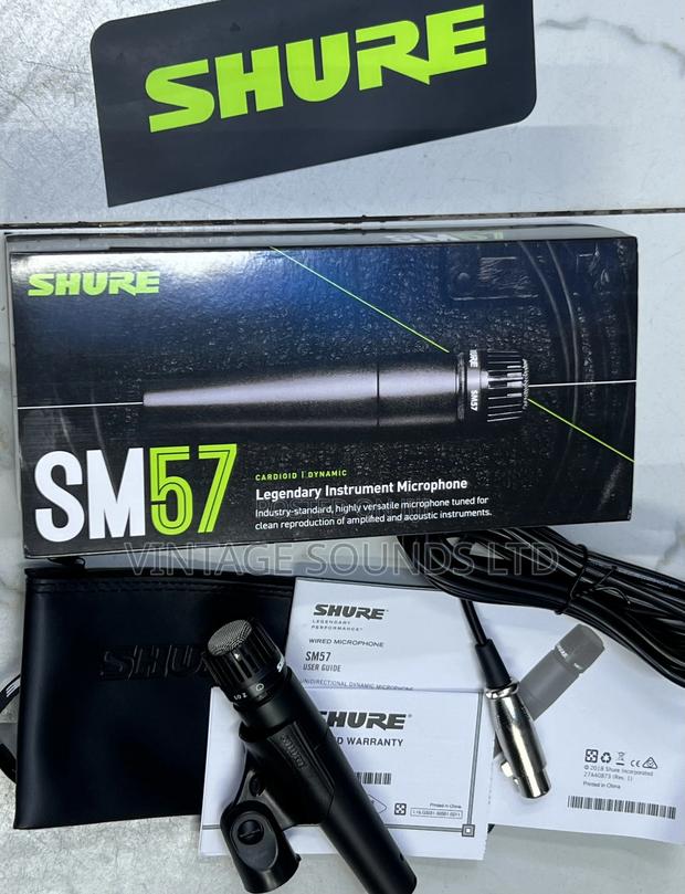 Shure SM57-LCE Cardioid Dynamic Instrument Microphone - main view