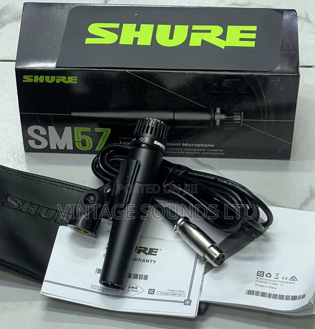Shure SM57 Dynamic Instrument Microphone ( Black ) - main view