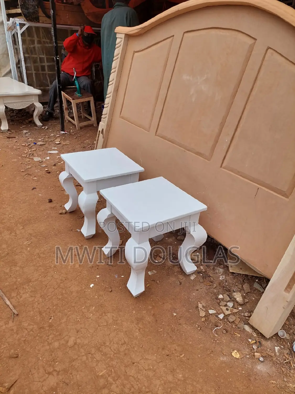 Mahogany Tea Stool