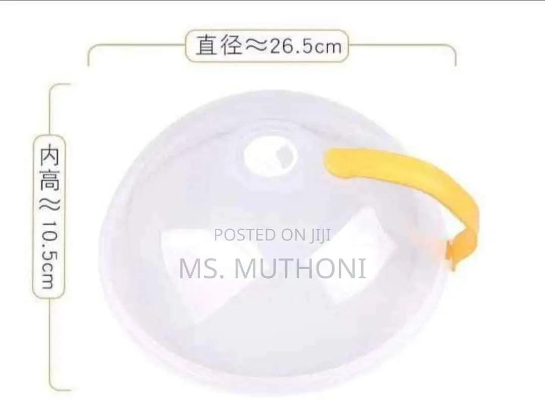 Vent Microwave Food Cover With Detachable Handle