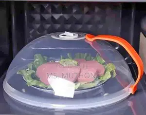 Vent Microwave Food Cover With Detachable Handle
