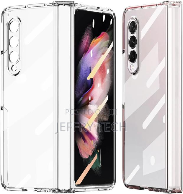 Crystal Clear Back Cover Compatible Samsung Galaxy Z Fold 3