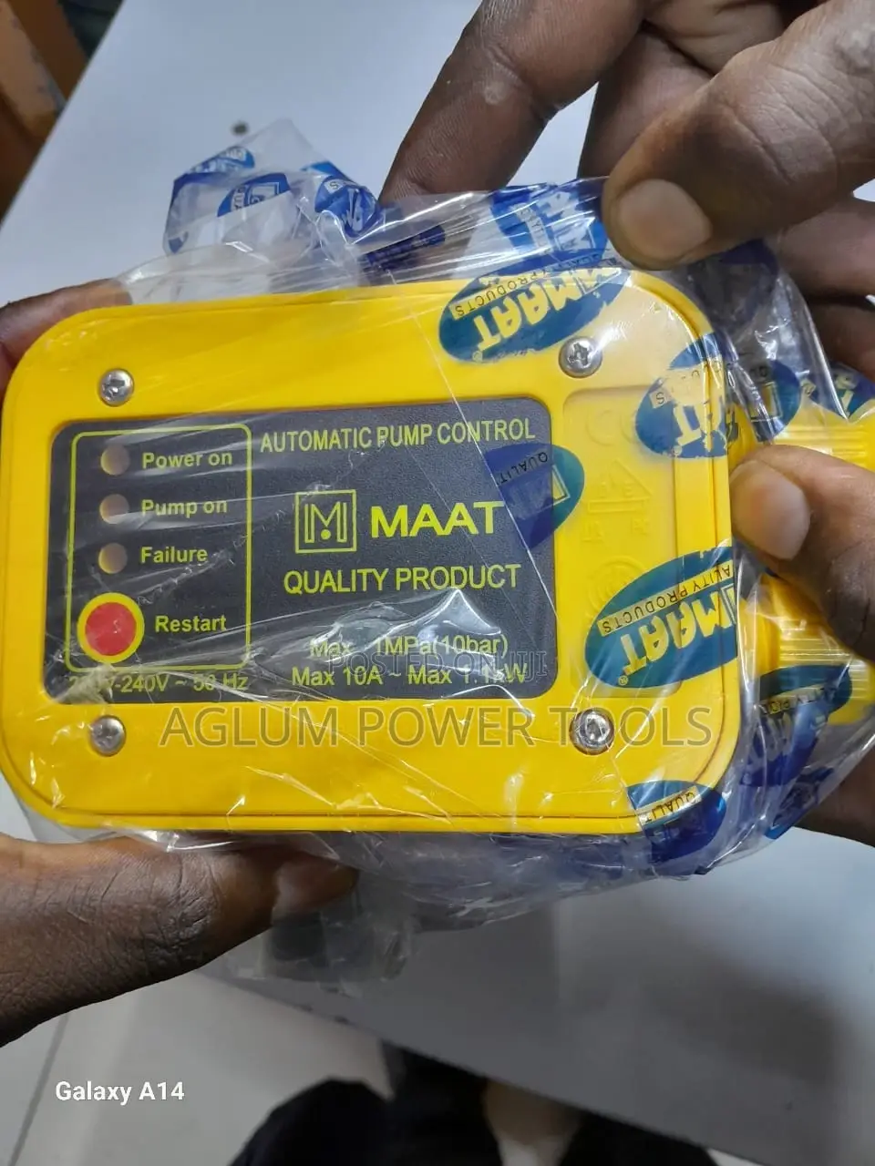 Automatic Pump Control Maat