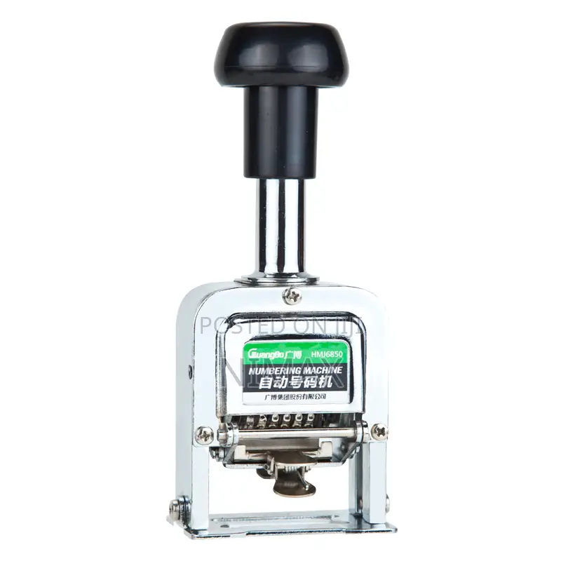 6 Digits Numbering Machine Metal Body