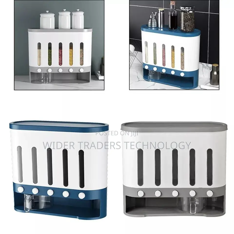 5 Compartment Cereals Storage Box Size :. 34 * 40 * 15 Cm
