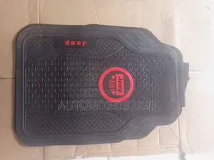 Jeep Floor Mats Heavy Duty 5pcs Black Red