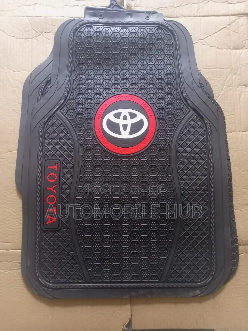 Toyota Floor Mats Black 5 Pieces Antislip