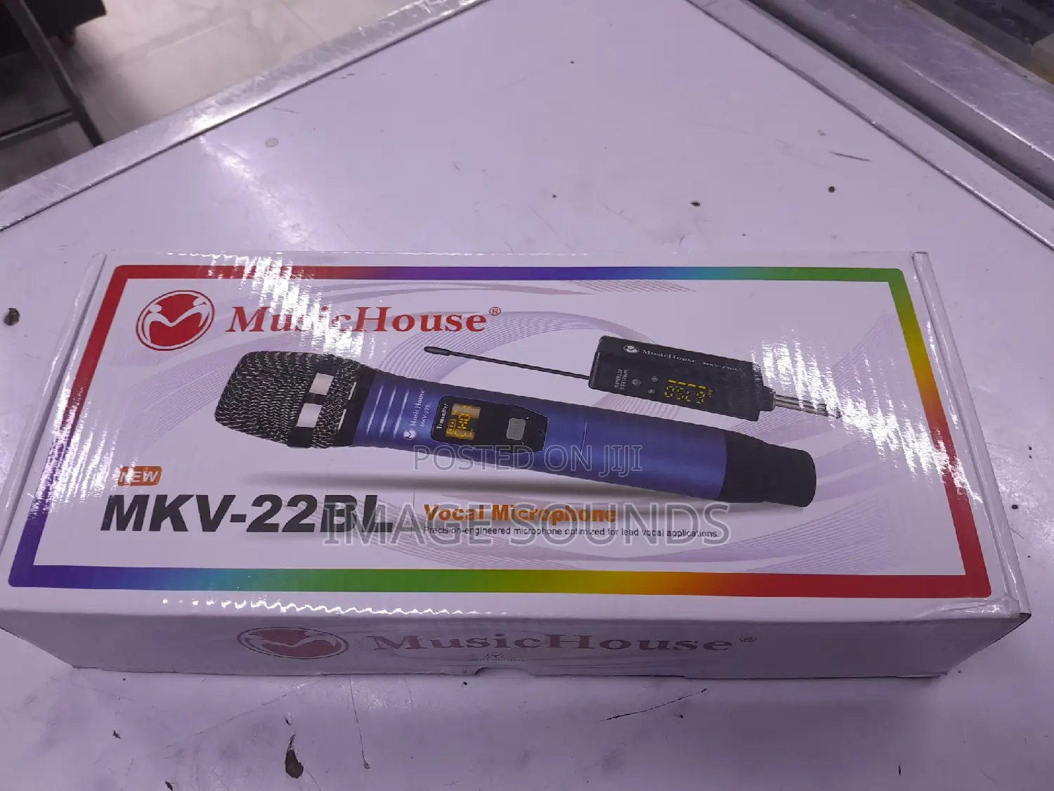 Wireless Vocal Microphone Single - Blue