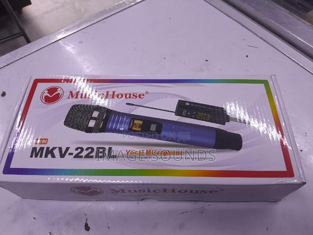 Wireless Vocal Microphone Single - Blue - main view