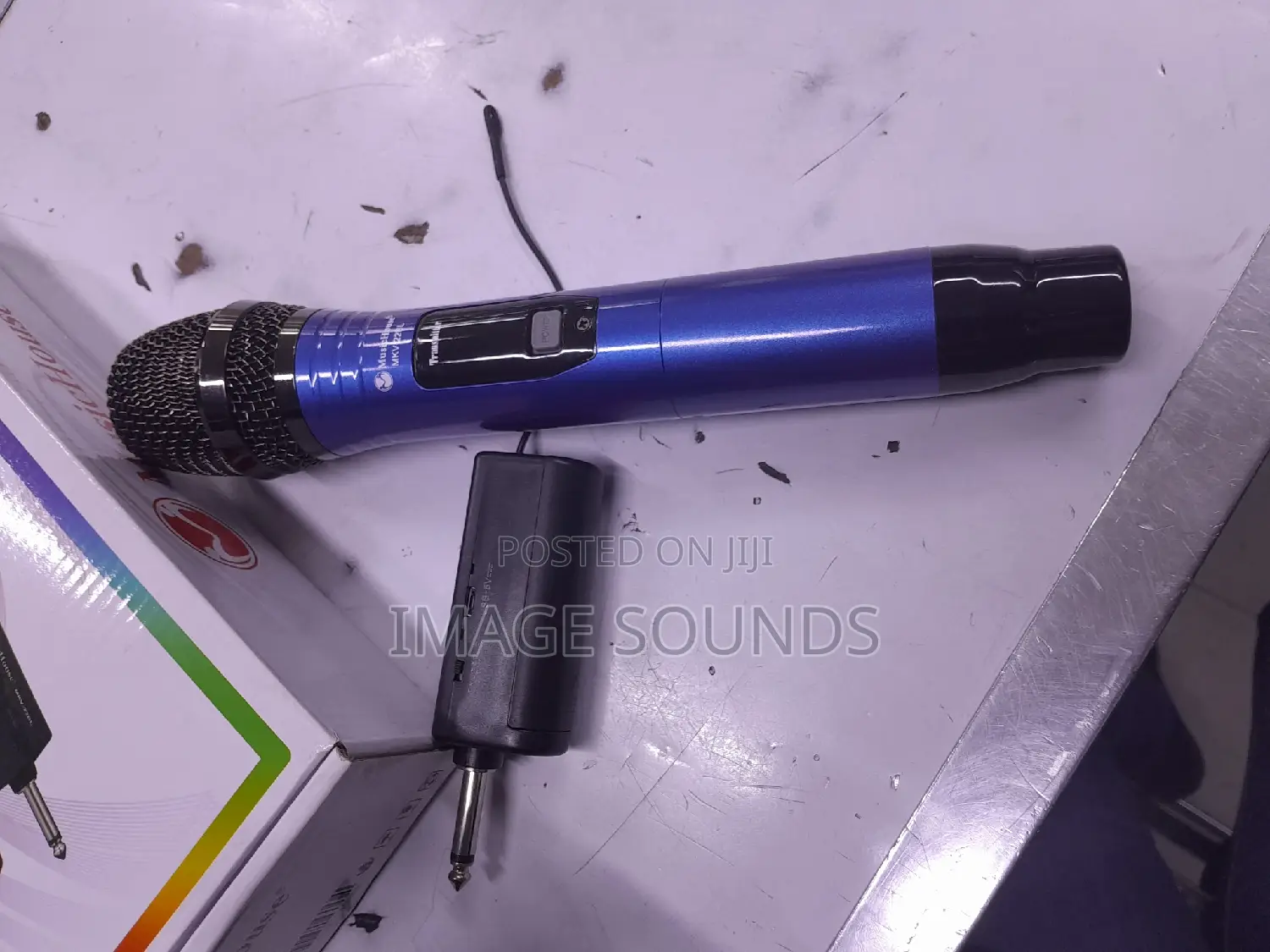 Wireless Vocal Microphone Single - Blue