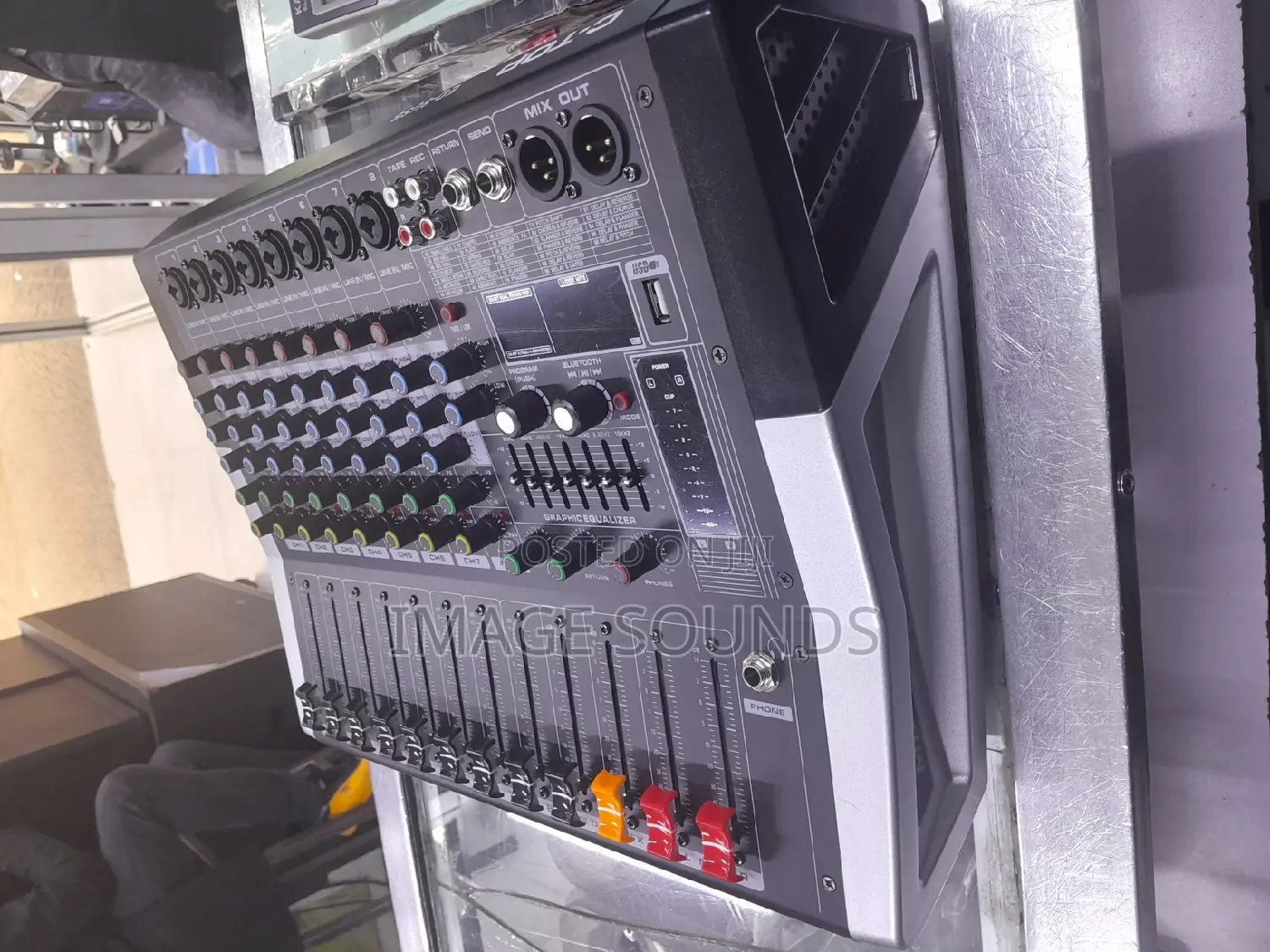 Powered Mixer 8channel (Portable)