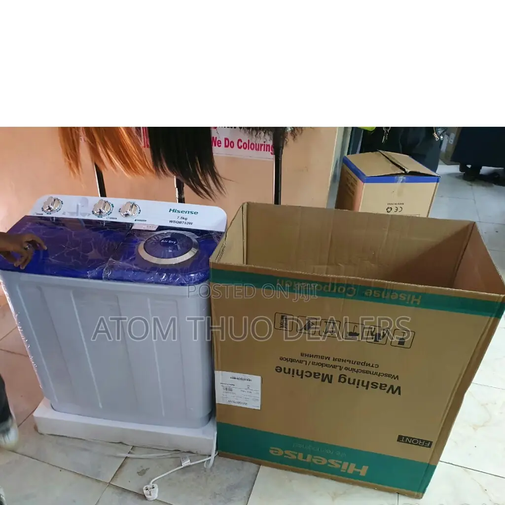 Brand New Quality Hisense 7.5 Kg Twin Tub Top Load Washing