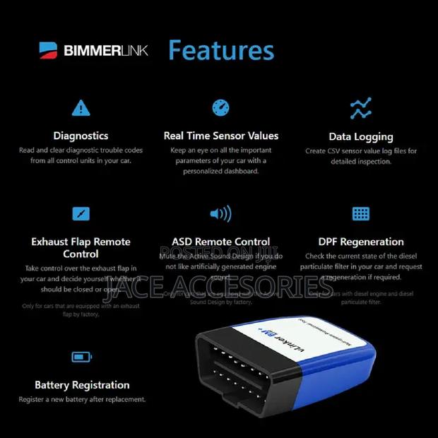 Vgate Vlinker Bm+ Software Bimmercode,Bimmerlink - thumbnail 2