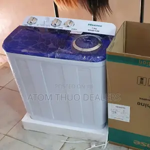White 7.5kg Twin Tub Top Load Washing Machine