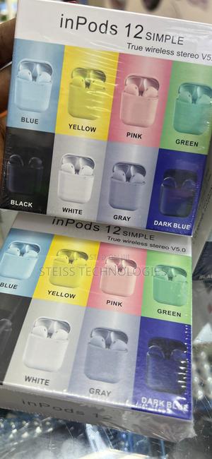 Pink Inpods 12 Wireless Earbuds - thumbnail 2