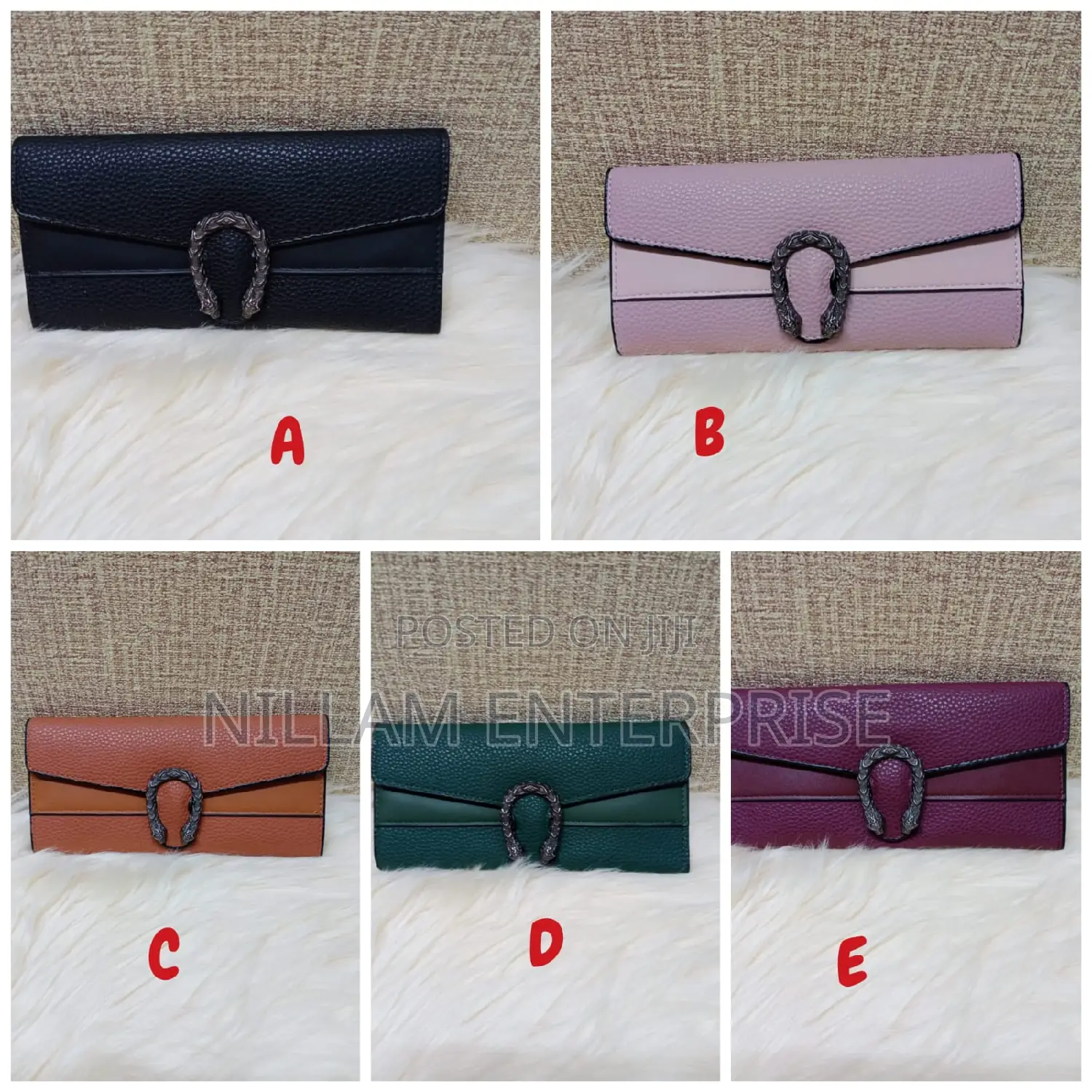 Ladies Long Tri-Fold Wallet