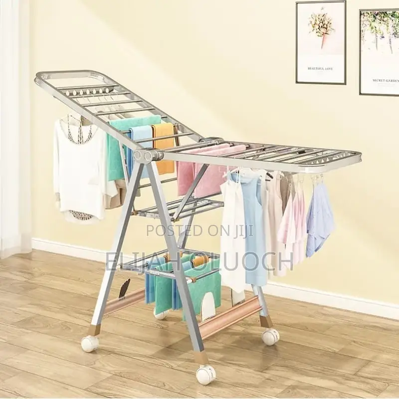 Movable Foldable/Portable Laundry Drying Rack