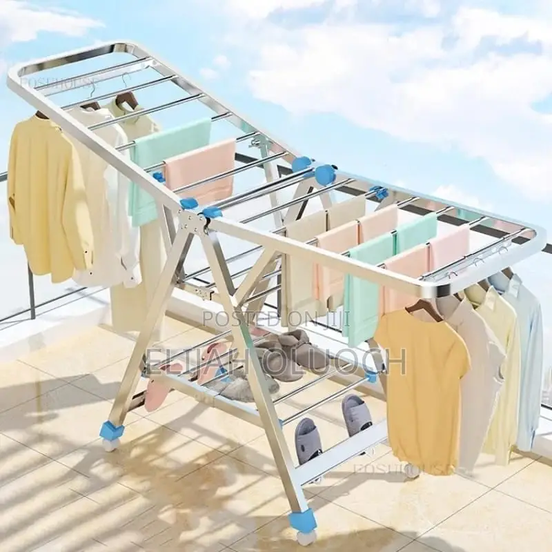 Movable Foldable/Portable Laundry Drying Rack