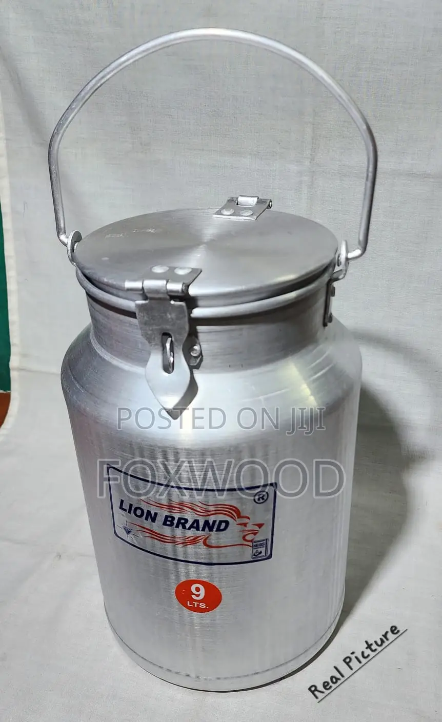Aluminum Milk Can With Lock 9ltrs.
