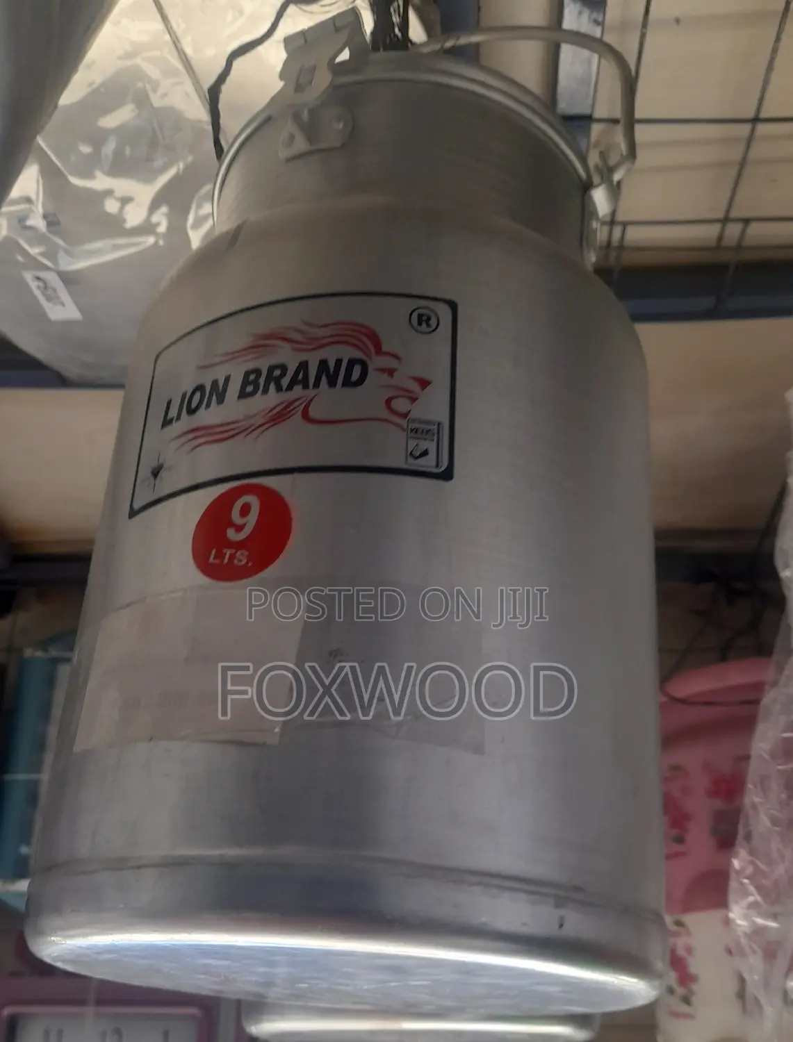 Aluminum Milk Can With Lock 9ltrs.