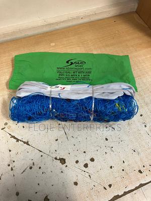 Volleyball Net With Wire 2MM Blue - thumbnail 2