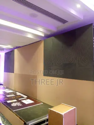 Initial Process of Setting Up of the Led Panels Bf Branding