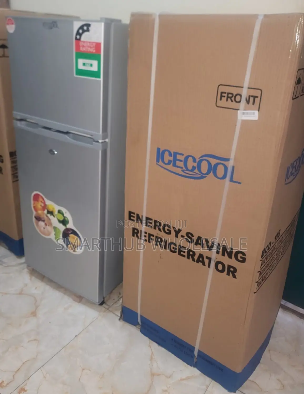 Icecool 118 Litres Double Door Refrigerator*Icecool