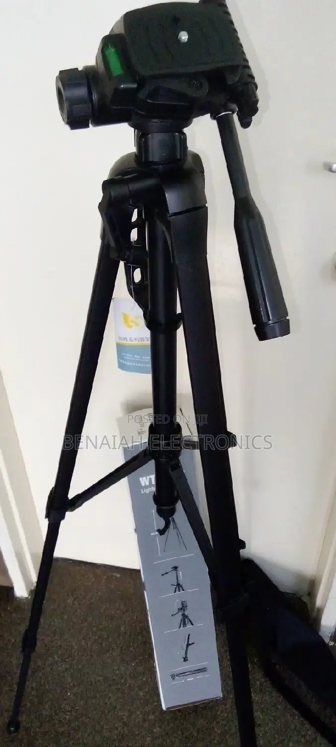 Wt-3560 Camera Tripod Stand With Aluminum Fluid Head