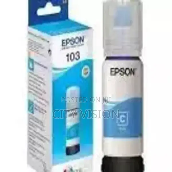 Epson 103 Cyan!! Epson 103cyan!! 103 Eco Tank Cyan (65ml)