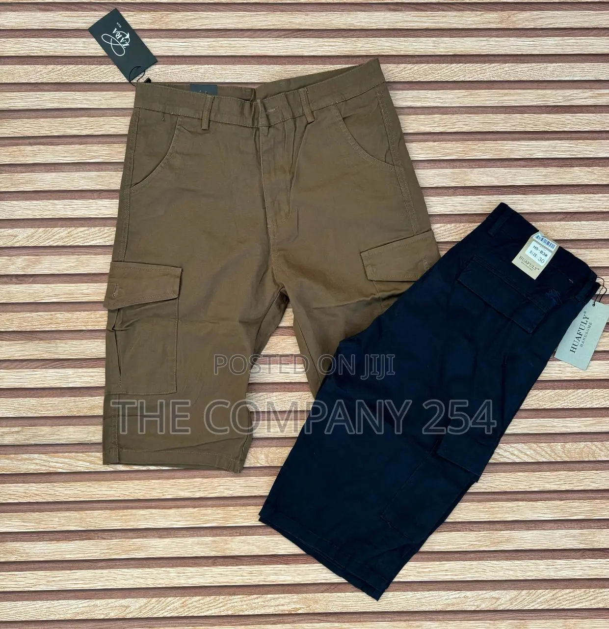 Designer Quality Men's Hard Cargo Side Pockets Shorts