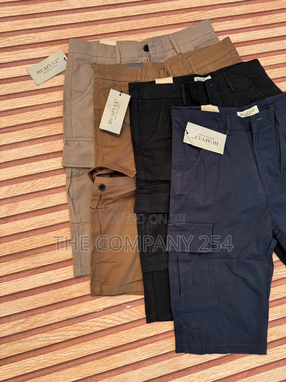 Designer Quality Men's Hard Cargo Side Pockets Shorts