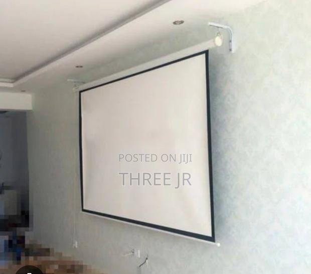 Manual Type Projection Screen - main view