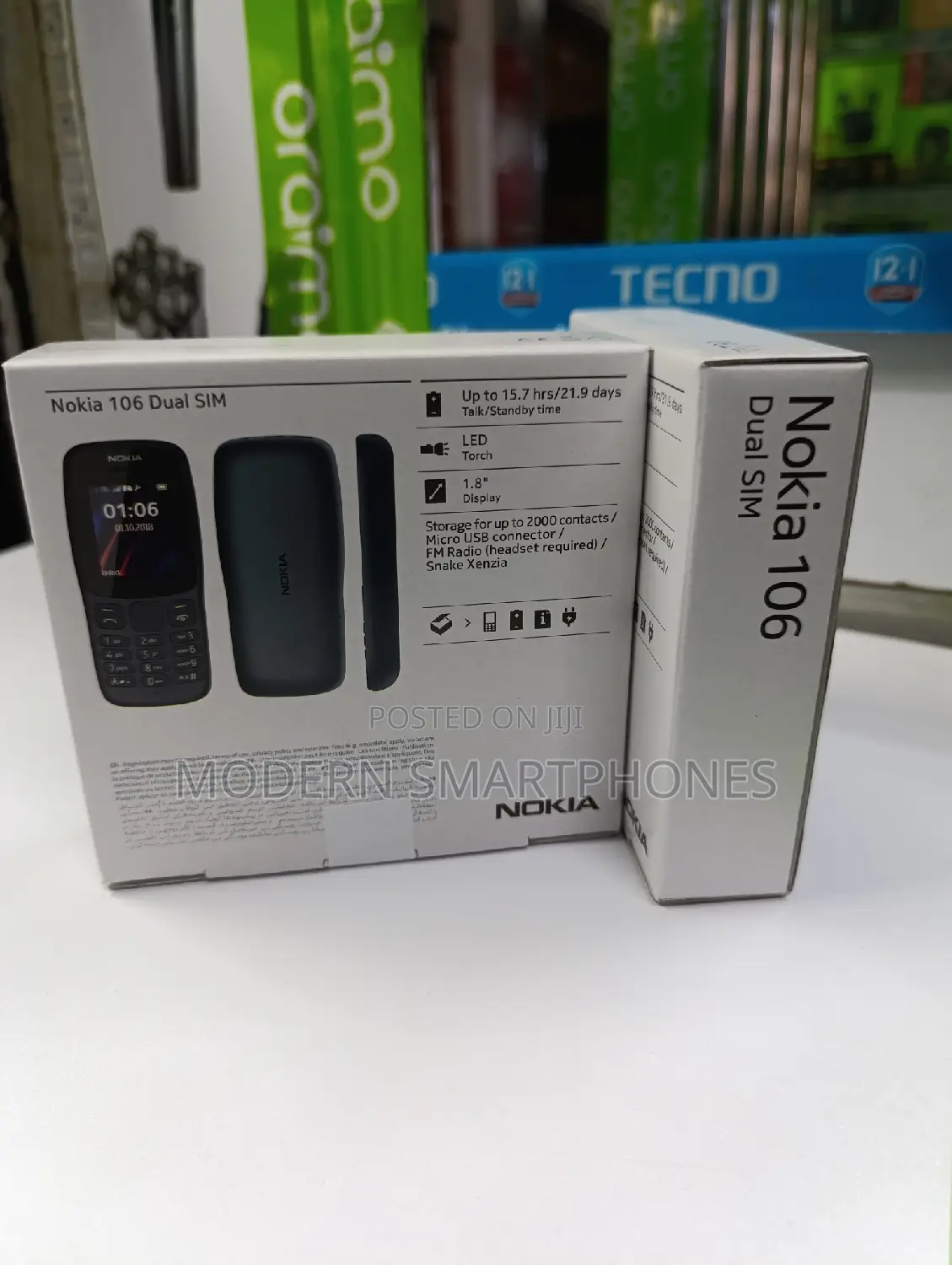 New Nokia 106 Black