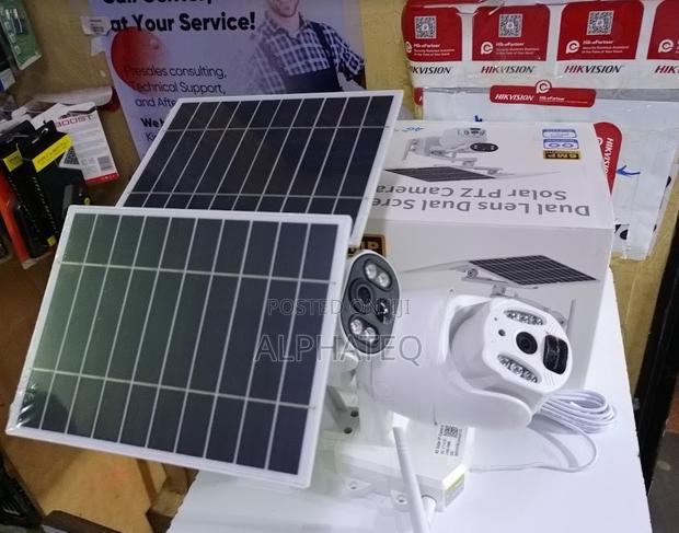 Dual Lens 6mp CCTV Camera Solar 4G PTZ Camera,Smart Cameras