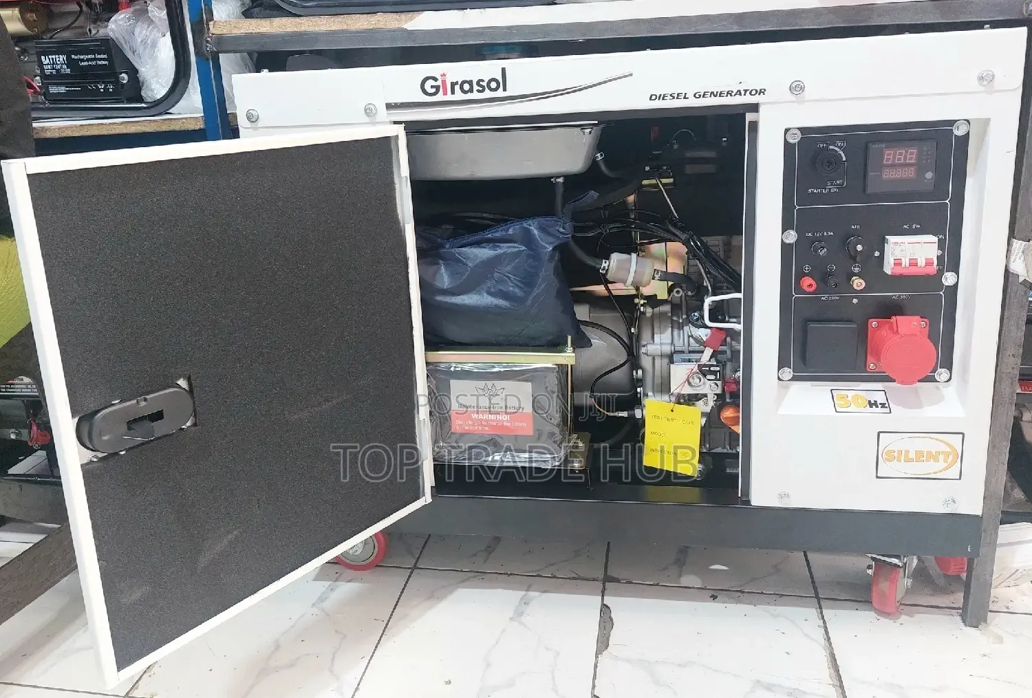 Heavy-duty Girasol Silent Diesel Backup Generator 18kva